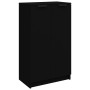 Black plywood shoe cabinet 59x35x100 cm by vidaXL, Shoe racks and shoe organizers - Ref: Foro24-811440, Price: 91,10 €, Disco...