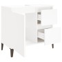 Armario de baño madera contrachapada blanco 65x33x60 cm de vidaXL, Muebles de baño - Ref: Foro24-819828, Precio: 67,19 €, Des...