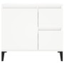 Armario de baño madera contrachapada blanco 65x33x60 cm de vidaXL, Muebles de baño - Ref: Foro24-819828, Precio: 67,19 €, Des...