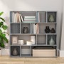 Sonoma gray shelving/space divider 105x24x102 cm by vidaXL, Room dividers - Ref: Foro24-823251, Price: 83,60 €, Discount: %