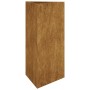 Jardinera de acero corten 40x34,5x75 cm de vidaXL, Maceteros y jardineras - Ref: Foro24-824546, Precio: 66,36 €, Descuento: %