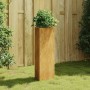 Jardinera de acero corten 30x26x75 cm de vidaXL, Maceteros y jardineras - Ref: Foro24-824545, Precio: 54,29 €, Descuento: %