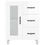 Sideboard aus glänzendem weißem Sperrholz 69,5x34x90 cm von vidaXL, Sideboards - Ref: Foro24-828038, Preis: 98,45 €, Rabatt: %