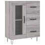 Aparador de madera de ingeniería gris Sonoma 69,5x34x90 cm de vidaXL, Aparadores - Ref: Foro24-828042, Precio: 91,99 €, Descu...