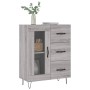 Aparador de madera de ingeniería gris Sonoma 69,5x34x90 cm de vidaXL, Aparadores - Ref: Foro24-828042, Precio: 91,99 €, Descu...