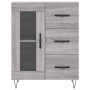 Aparador de madera de ingeniería gris Sonoma 69,5x34x90 cm de vidaXL, Aparadores - Ref: Foro24-828042, Precio: 91,99 €, Descu...