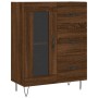 Aparador de madera de ingeniería marrón roble 69,5x34x90 cm de vidaXL, Aparadores - Ref: Foro24-828043, Precio: 91,94 €, Desc...