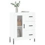 White engineered wood sideboard 69.5x34x90 cm by vidaXL, Sideboards - Ref: Foro24-828052, Price: 105,16 €, Discount: %