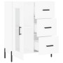 White engineered wood sideboard 69.5x34x90 cm by vidaXL, Sideboards - Ref: Foro24-828052, Price: 105,16 €, Discount: %