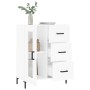 White engineered wood sideboard 69.5x34x90 cm by vidaXL, Sideboards - Ref: Foro24-828044, Price: 98,58 €, Discount: %