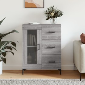 Engineered wood sideboard in Sonoma grey 69.5x34x90 cm by vidaXL, Sideboards - Ref: Foro24-828050, Price: 98,99 €, Discount: %