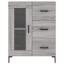 Engineered wood sideboard in Sonoma grey 69.5x34x90 cm by vidaXL, Sideboards - Ref: Foro24-828050, Price: 98,58 €, Discount: %