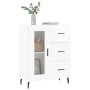 Hochglanzweißes Sperrholz-Sideboard 69,5 x 34 x 90 cm von vidaXL, Sideboards - Ref: Foro24-828062, Preis: 105,89 €, Rabatt: %