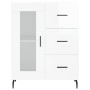 Glossy white plywood sideboard 69.5x34x90 cm by vidaXL, Sideboards - Ref: Foro24-828062, Price: 105,99 €, Discount: %