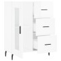 Glossy white plywood sideboard 69.5x34x90 cm by vidaXL, Sideboards - Ref: Foro24-828062, Price: 105,99 €, Discount: %