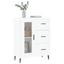 White engineered wood sideboard 69.5x34x90 cm by vidaXL, Sideboards - Ref: Foro24-828060, Price: 99,41 €, Discount: %