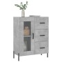 Aparador de madera de ingeniería gris hormigón 69,5x34x90 cm de vidaXL, Aparadores - Ref: Foro24-828056, Precio: 101,69 €, De...