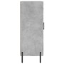 Aparador de madera de ingeniería gris hormigón 69,5x34x90 cm de vidaXL, Aparadores - Ref: Foro24-828056, Precio: 101,69 €, De...