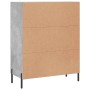 Aparador de madera de ingeniería gris hormigón 69,5x34x90 cm de vidaXL, Aparadores - Ref: Foro24-828056, Precio: 101,69 €, De...