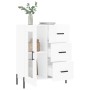 Glossy white plywood sideboard 69.5x34x90 cm by vidaXL, Sideboards - Ref: Foro24-828054, Price: 112,99 €, Discount: %