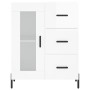 Glossy white plywood sideboard 69.5x34x90 cm by vidaXL, Sideboards - Ref: Foro24-828054, Price: 112,99 €, Discount: %