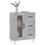 Aparador de madera de ingeniería gris hormigón 69,5x34x90 cm de vidaXL, Aparadores - Ref: Foro24-828040, Precio: 90,57 €, Des...