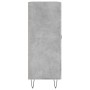 Aparador de madera de ingeniería gris hormigón 69,5x34x90 cm de vidaXL, Aparadores - Ref: Foro24-828040, Precio: 90,57 €, Des...