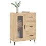 Aparador de madera de ingeniería roble Sonoma 69,5x34x90 cm de vidaXL, Aparadores - Ref: Foro24-828063, Precio: 111,83 €, Des...