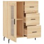 Aparador de madera de ingeniería roble Sonoma 69,5x34x90 cm de vidaXL, Aparadores - Ref: Foro24-828063, Precio: 111,83 €, Des...