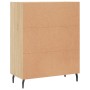 Aparador de madera de ingeniería roble Sonoma 69,5x34x90 cm de vidaXL, Aparadores - Ref: Foro24-828063, Precio: 111,83 €, Des...