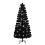 Christmas tree snowflakes LED fiber optic black 180 cm by vidaXL, Christmas trees - Ref: Foro24-328463, Price: 103,04 €, Disc...