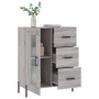 Aparador de madera de ingeniería gris Sonoma 69,5x34x90 cm de vidaXL, Aparadores - Ref: Foro24-828058, Precio: 105,16 €, Desc...