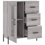 Aparador de madera de ingeniería gris Sonoma 69,5x34x90 cm de vidaXL, Aparadores - Ref: Foro24-828058, Precio: 105,16 €, Desc...