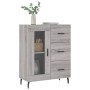 Aparador de madera de ingeniería gris Sonoma 69,5x34x90 cm de vidaXL, Aparadores - Ref: Foro24-828066, Precio: 99,41 €, Descu...