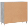 Aparador de madera de ingeniería gris hormigón 90x34x80 cm de vidaXL, Aparadores - Ref: Foro24-828088, Precio: 76,99 €, Descu...