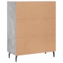 Aparador de madera de ingeniería gris hormigón 69,5x34x90 cm de vidaXL, Aparadores - Ref: Foro24-828064, Precio: 96,17 €, Des...