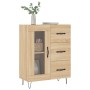 Aparador de madera de ingeniería roble Sonoma 69,5x34x90 cm de vidaXL, Aparadores - Ref: Foro24-828039, Precio: 88,98 €, Desc...