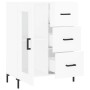 Bright white plywood sideboard 69.5x34x90 cm by vidaXL, Sideboards - Ref: Foro24-828046, Price: 105,09 €, Discount: %