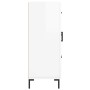 Bright white plywood sideboard 69.5x34x90 cm by vidaXL, Sideboards - Ref: Foro24-828046, Price: 105,09 €, Discount: %