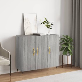 Sonoma Sideboard aus grauem Holzwerkstoff 90x34x80 cm von vidaXL, Sideboards - Ref: Foro24-828090, Preis: 78,99 €, Rabatt: %