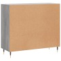 Engineered wood sideboard in Sonoma grey, 90x34x80 cm. by vidaXL, Sideboards - Ref: Foro24-828090, Price: 79,03 €, Discount: %