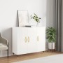 Weißes Sideboard aus Holzwerkstoff, 90 x 34 x 80 cm von vidaXL, Sideboards - Ref: Foro24-828084, Preis: 80,21 €, Rabatt: %