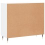 White engineered wood sideboard 90x34x80 cm by vidaXL, Sideboards - Ref: Foro24-828084, Price: 80,99 €, Discount: %