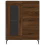 Engineered wood brown oak sideboard 69.5x34x90 cm by vidaXL, Sideboards - Ref: Foro24-828067, Price: 99,99 €, Discount: %