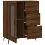 Engineered wood brown oak sideboard 69.5x34x90 cm by vidaXL, Sideboards - Ref: Foro24-828067, Price: 99,99 €, Discount: %