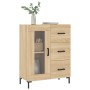 Aparador de madera de ingeniería roble Sonoma 69,5x34x90 cm de vidaXL, Aparadores - Ref: Foro24-828047, Precio: 101,75 €, Des...