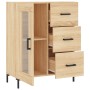 Aparador de madera de ingeniería roble Sonoma 69,5x34x90 cm de vidaXL, Aparadores - Ref: Foro24-828047, Precio: 101,75 €, Des...