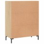 Aparador de madera de ingeniería roble Sonoma 69,5x34x90 cm de vidaXL, Aparadores - Ref: Foro24-828047, Precio: 101,75 €, Des...