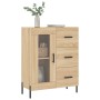 Aparador de madera de ingeniería roble Sonoma 69,5x34x90 cm de vidaXL, Aparadores - Ref: Foro24-828055, Precio: 101,62 €, Des...