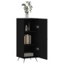 Black plywood sideboard 34.5x34x90 cm by vidaXL, Sideboards - Ref: Foro24-828509, Price: 60,38 €, Discount: %